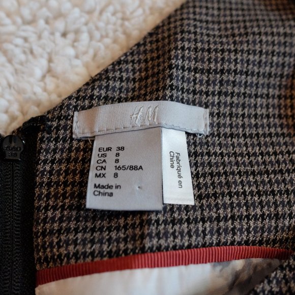 H&M Houndstooth Dress with Liner - Picture 3 of 5